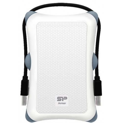 Жесткий диск Silicon Power Armor A30 SP010TBPHDA30S3W White-Grey