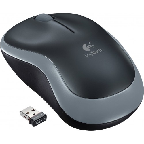 Мышь Logitech M185 Wireless Mouse (Grey)