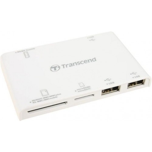 Картридер + USB hub Transcend TS-RDP7W
