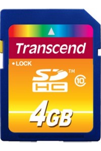 Карта памяти Transcend 4 GB SDHC Class 10 TS4GSDHC10