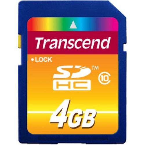 Карта памяти Transcend 4 GB SDHC Class 10 TS4GSDHC10