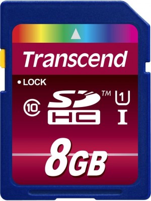 Карта памяти Transcend 8 GB SDHC UHS-1 Ultimate TS8GSDHC10U1