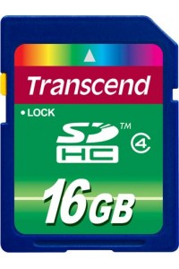 Карта памяти Transcend 16 GB SDHC Class 4 TS16GSDHC4