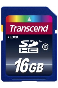 Карта памяти Transcend 16 GB SDHC Class 10 TS16GSDHC10