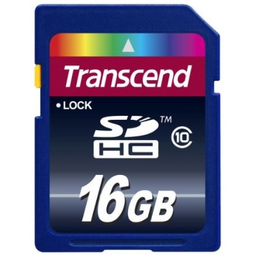 Карта памяти Transcend 16 GB SDHC Class 10 TS16GSDHC10