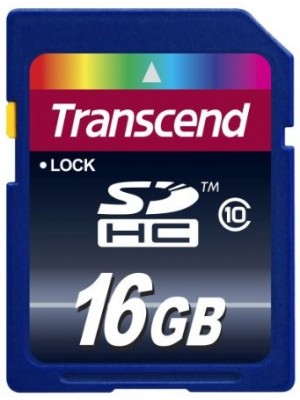 Карта памяти Transcend 16 GB SDHC Class 10 TS16GSDHC10