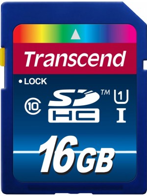 Карта памяти Transcend 16 GB SDHC UHS-1 Premium TS16GSDU1