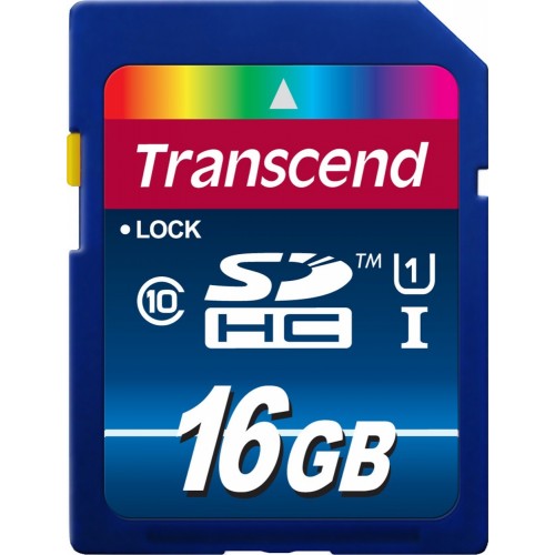 Карта памяти Transcend 16 GB SDHC UHS-1 Premium TS16GSDU1