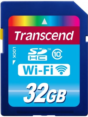 Карта памяти с Wi-Fi модулем Transcend 32 GB SDHC Wi-Fi Class 10 TS32GWSDHC10