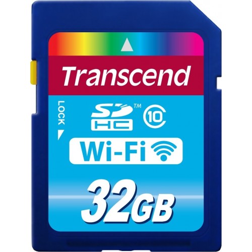 Карта памяти с Wi-Fi модулем Transcend 32 GB SDHC Wi-Fi Class 10 TS32GWSDHC10