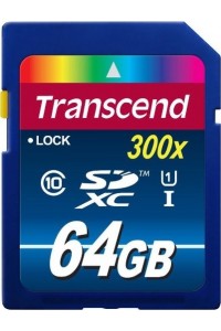 Карта памяти Transcend 64 GB SDXC UHS-1 Premium TS64GSDU1