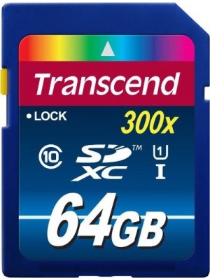 Карта памяти Transcend 64 GB SDXC UHS-1 Premium TS64GSDU1