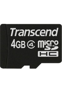 Карта памяти Transcend 4 GB microSDHC class 4 TS4GUSDC4