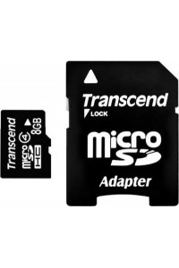 Карта памяти Transcend 8 GB microSDHC class 4 TS8GUSDC4