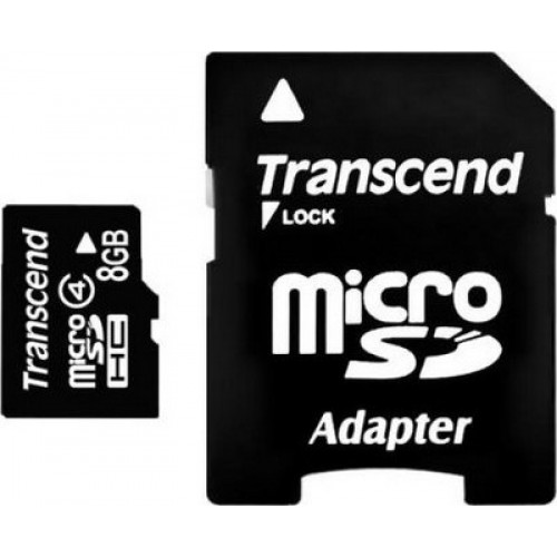 Карта памяти Transcend 8 GB microSDHC class 4 TS8GUSDC4