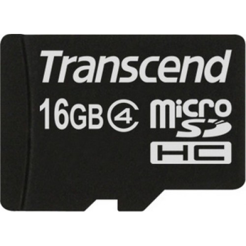 Карта памяти Transcend 16 GB microSDHC class 4 TS16GUSDC4