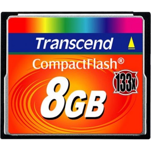 Карта памяти Transcend 8 GB 133X CompactFlash Card TS8GCF133