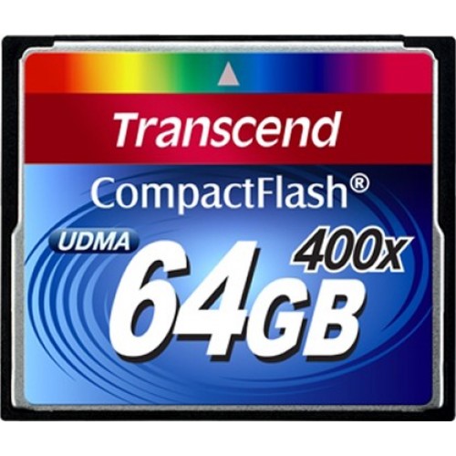 Карта памяти Transcend 64 GB 400X CompactFlash Card TS64GCF400
