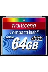 Карта памяти Transcend 64 GB 400X CompactFlash Card TS64GCF400