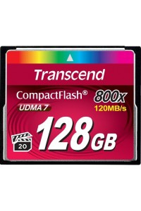Карта памяти Transcend 128 GB 800X CompactFlash Card TS128GCF800