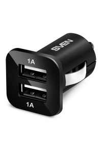 Автомобильное ЗУ для мобильных телефонов Sven C-103 USB Car Charger Black