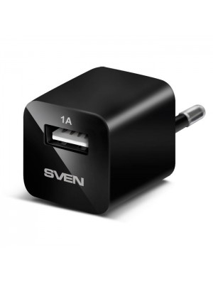 Сетевое ЗУ для мобильных телефонов / планшетов Sven H-113 USB Black