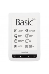 Электронная книга Pocketbook Basic Touch (624) White