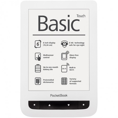 Электронная книга Pocketbook Basic Touch (624) White