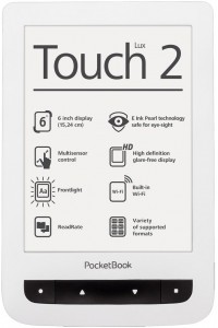 Электронная книга с подсветкой Pocketbook Touch Lux 2 (626) White