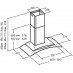 Вытяжка декоративная/настенная Cata C GLASS (600)