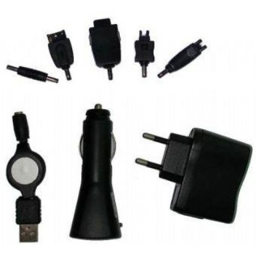 Автомобильное/сетевое/USB ЗУ для мобильных телефонов Gembird MP3A-SET2T