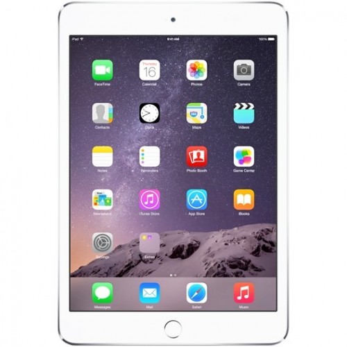 Планшет Apple iPad mini 3 Wi-Fi + LTE 128GB Silver (MH3M2, MGJ32)