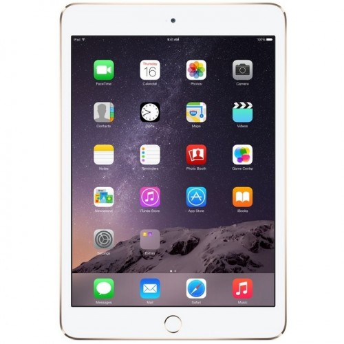 Планшет Apple iPad mini 3 Wi-Fi + LTE 128GB Gold (MH3N2, MGYU2)