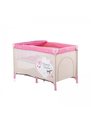 Кровать-манеж Chipolino Sienna SIS0153ME pink