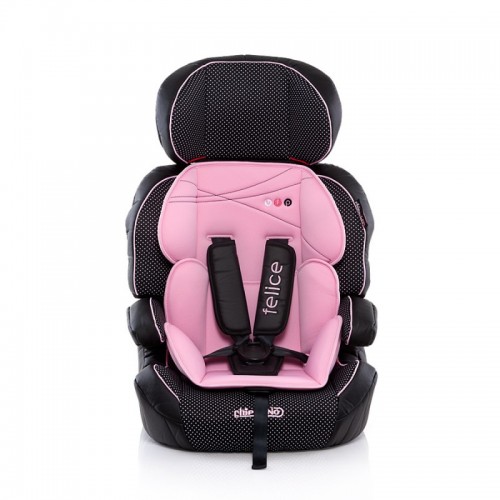 Автокресло Chipolino 01503BP Felice гр.1/2/3 (9-36кг.) baby pink