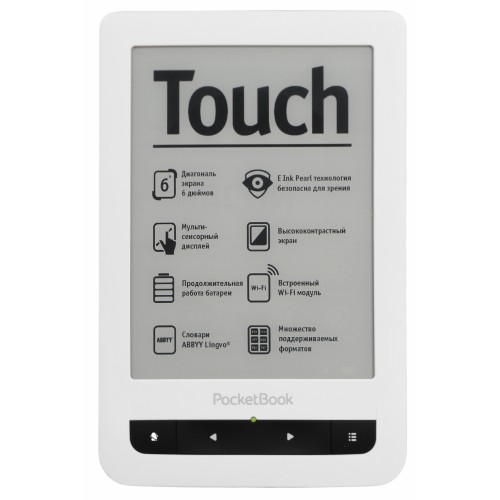 Электронная книга Pocketbook Touch 622 White