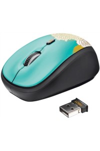 Мышь TRUST Yvi Wireless Mini Mouse flower