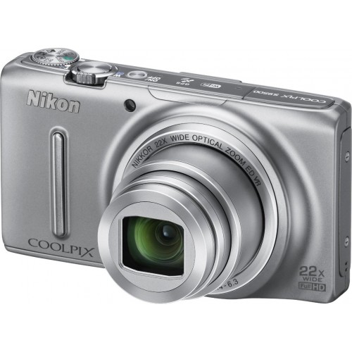 Компактный фотоаппарат Nikon CoolPix S9500 Silver