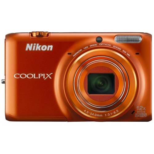 Компактный фотоаппарат Nikon Coolpix S6500 Orange