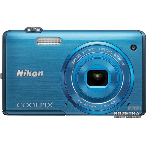 Фотоаппараты Nikon Coolpix S5200 Blue