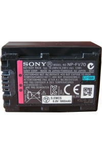 Аккумулятор Аккумулятор типа Sony NP-FV70