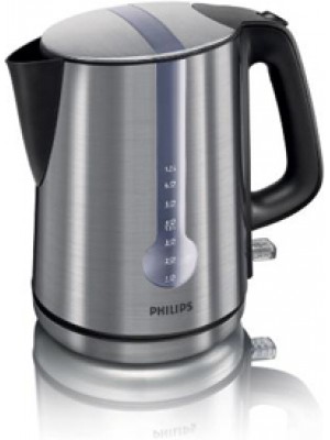 Электрочайник PHILIPS HD-4670/20 Полированный металл/черный