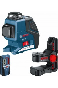 Nivelator cu laser Bosch GLL 2-80 P Professional + BM1 + LR2