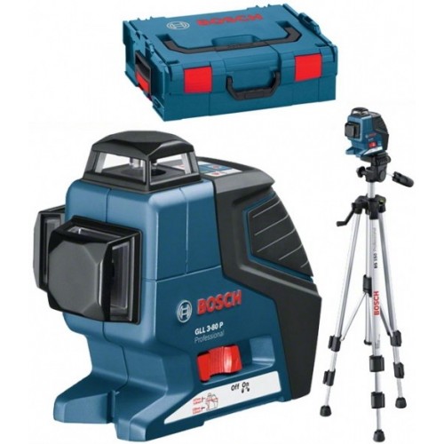 Nivelator cu laser Bosch GLL 3-80 P Professional + BS 150 (L-Boxx)