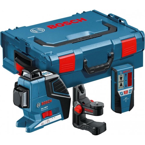 Лазерный нивелир Bosch GLL 3-80 P Professional + BM1 + LR2 (L-Boxx)