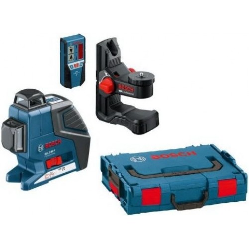 Лазерный нивелир Bosch GLL 2-80 P Professional + BM1 + LR2 L-Boxx (0601063209)