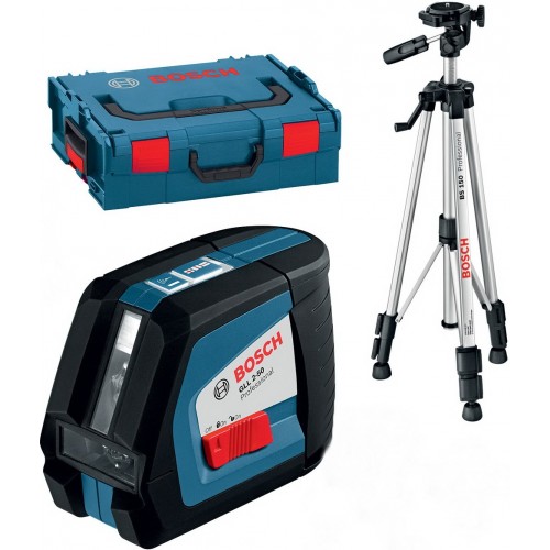 Лазерный нивелир Bosch GLL 2-50 Professional + BS 150 (L-Boxx)